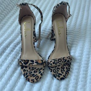 Lulus strappy cheetah heals
